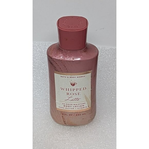 Bath & Body Works Whipped Rose Latte Body Lotion 8 Fl Oz Shea Butter & Vitamin E - Picture 1 of 1